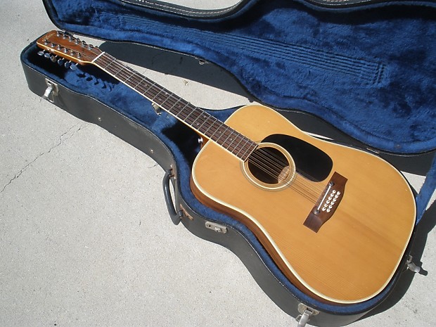 Vintage 1970's Aria Model 9414 12 String Acoustic Guitar w