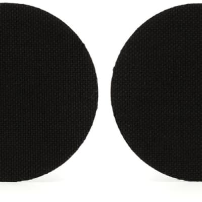 Evans EQ3 Coated Bass Resonant Head - 24 inch  Bundle with Evans PB2 Double Bass Drum Patch (pair) - Black Nylon image 2