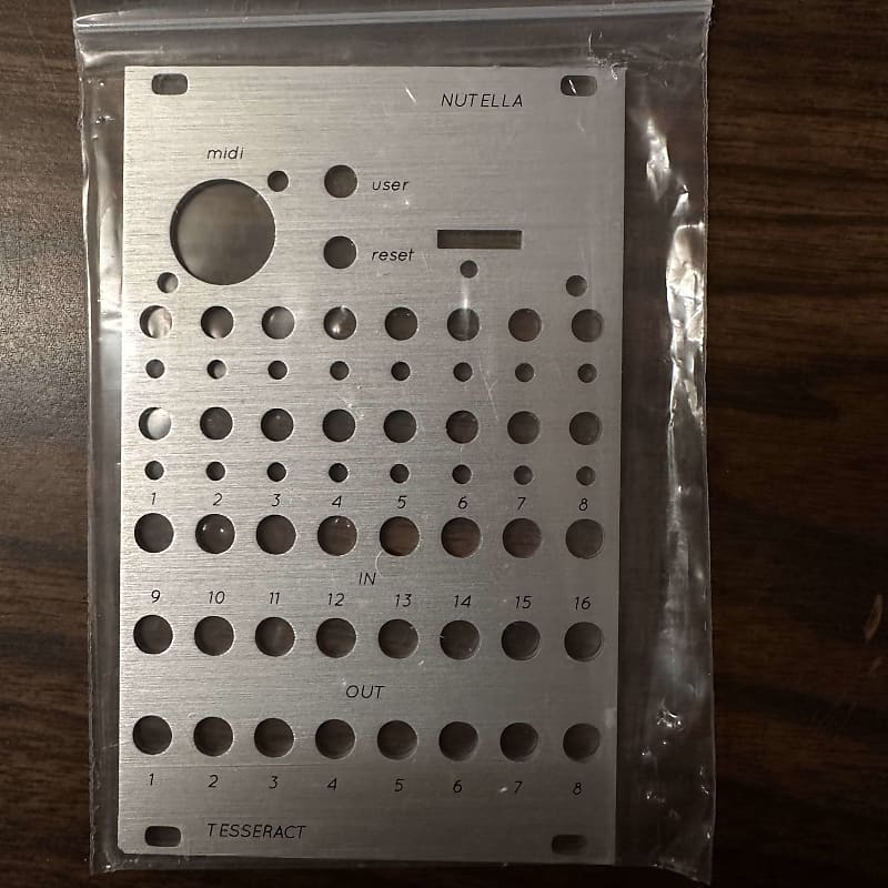 Tesseract Modular Nutella Brushed Aluminum replacement planel image 1