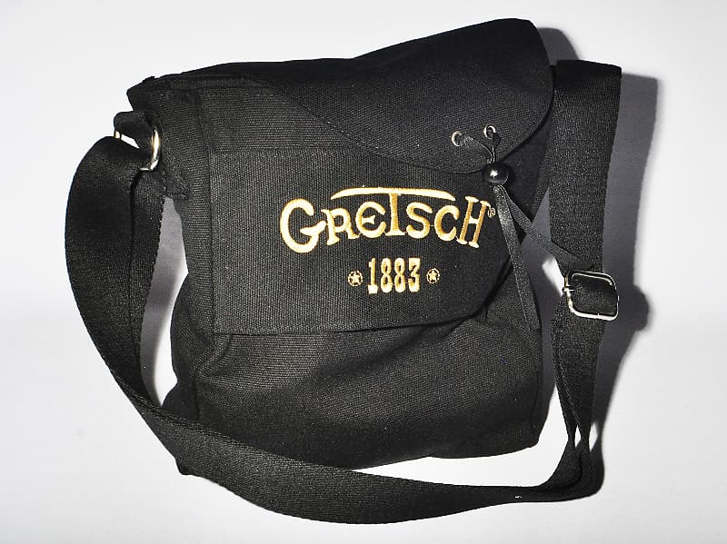 Gretsch G Brand Banjo Strap Blue W/ Brown ''G'' Logo Leather Ends 32''-57