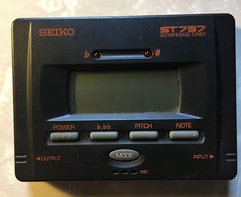 Seiko guitar deals tuner