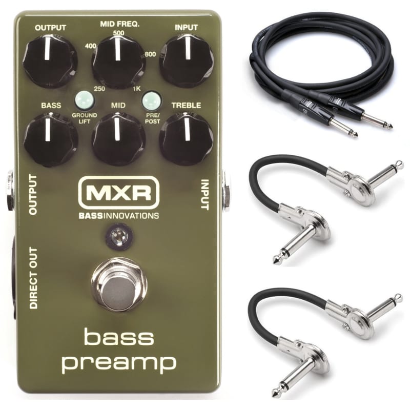 MXR Dunlop M81 Bass Preamp Effects Pedal Direct Out 3-band EQ 3