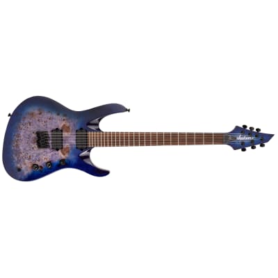 Jackson Pro Series Chris Broderick Soloist HT6P Guitar, Laurel, Transparent Blue image 1