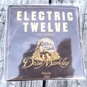 Dean Markley 2583 10-46 Electric 12-String Guitar Strings - 9 Sets, NOS image 3