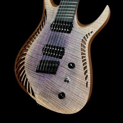 OD Guitars Venus 7 - 5A Flame Maple Top - Bare Knuckle Pickups image 8