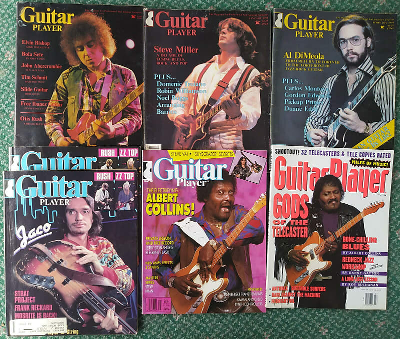 Guitar Player Vintage Magazines Abercrombie Jaco Miller | Reverb