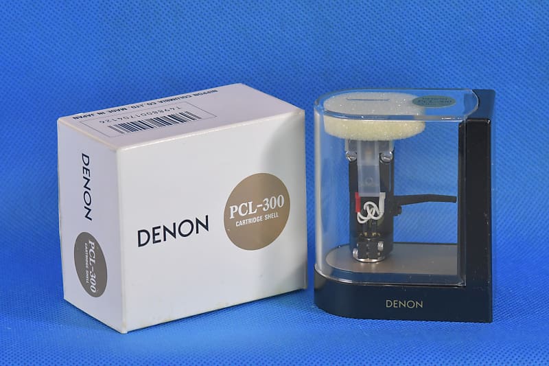 DENON DL-103R Cartridge W/ Denon PCL-300 Headshell W/ Box In Excellent Condition  			