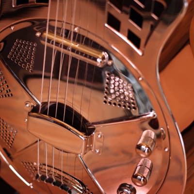 Johnson Guitars JR-994E - Nickel Plated - Resonator Guitar image 5
