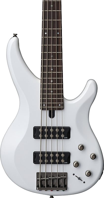 Yamaha TRBX305 5-String White Bass Guitar image 1