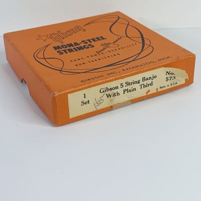 |Vintage| 1950s Era Gibson Mona-Steel 5 String Banjo with Plain Third |Box/Case Candy| image 2