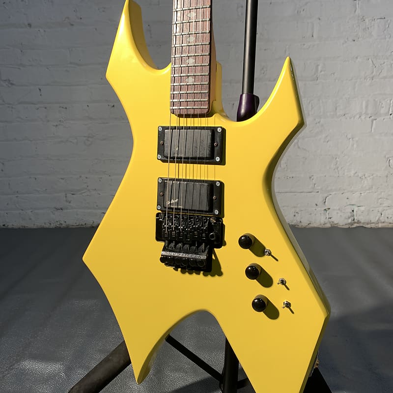B.C. Rich Warlock 80's Bright Yellow Japan | Reverb