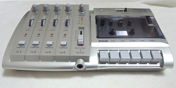 Tascam MF-P01 Portastudio 4 Track Cassette Recorder | Reverb Tascam MF-P01 Portastudio 4 Track Cassette Recorder | Reverb