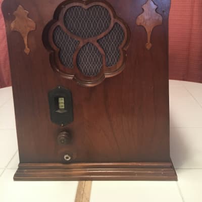 1930's Baldwin Baldwinette  50 antique radio archtop Guitar speaker cabinet or radio project image 1