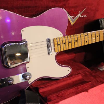Fender Limited Edition Custom Shop '50s Telecaster Custom Reverse Journeyman Purple Metallic image 2