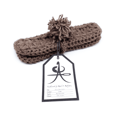 Jasmine stitch crochet dust cover for Korg Volca series modules - Taupe image 3