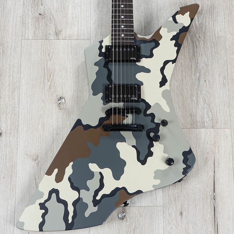 ESP LTD James Hetfield Snakebyte Camo Guitar, Macassar Ebony, KUIU Camo Satin image 1