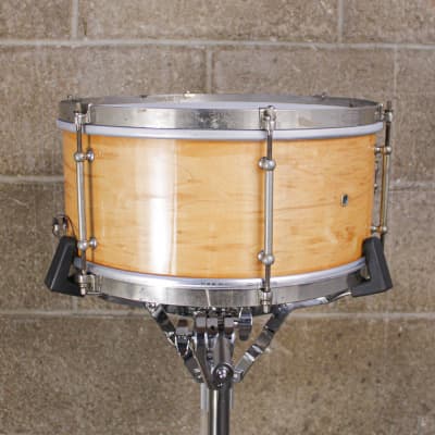 Immagine Ludwig & Ludwig 1920's 6.5" x 14" Wood Shell Snare Drum - 5
