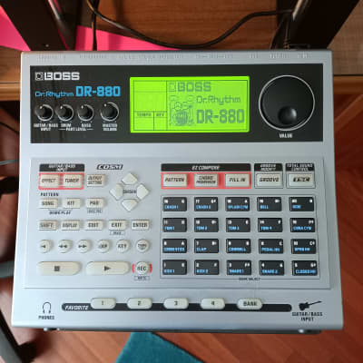 Boss DR-880 Dr. Rhythm drum machine and bass composer