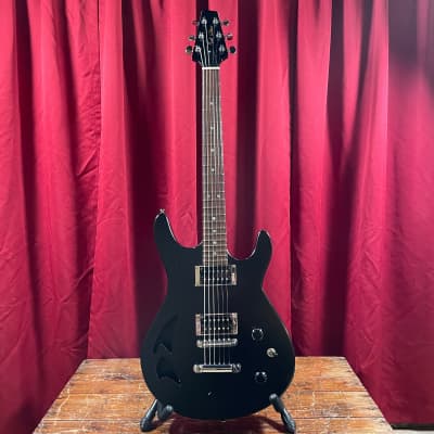 Kurt Wilson Semi Hollow Arrowhead Flat Black Guitar for sale