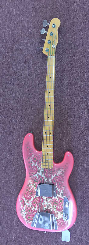 Fender Limited Edition Pink Paisley Precision Bass Reverb Uk 5000