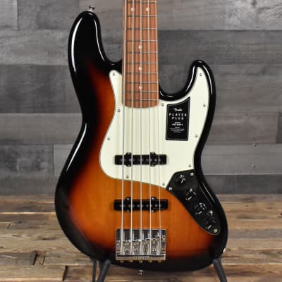 Fender Player Plus Jazz Bass? V, Pau Ferro Fingerboard, 3-Tone Sunburst for sale