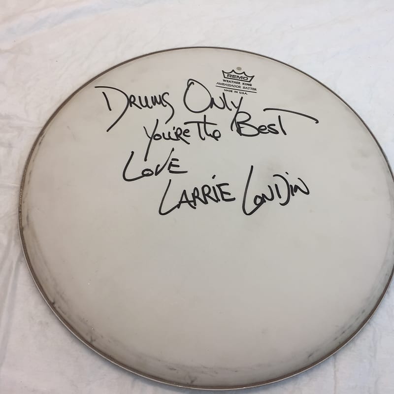 Drums Only Vancouver Autograped Drum Drumhead Larrie Londin Reverb