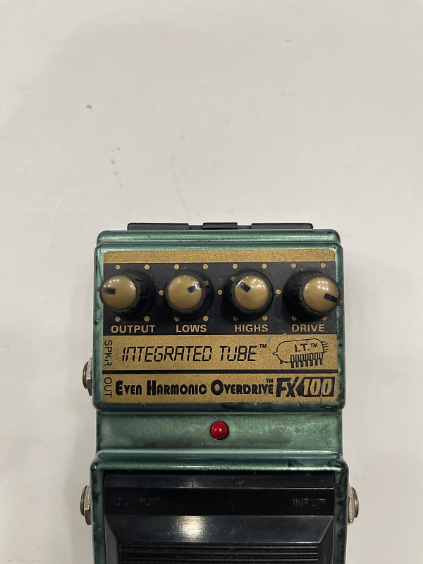 DOD Digitech FX100 Integrated Tube Even Harmonic Overdrive Guitar 