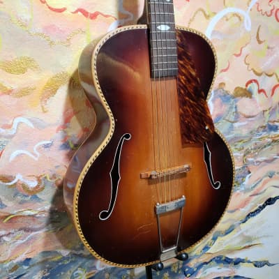 1930's-40's Regal by Harmony Cremona VII Vintage Archtop (Used) "Sold As Is Project Guitar" image 3
