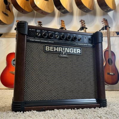 Behringer Ultracoustic AT108 15-Watt Acoustic Guitar Combo 2010s - Brown for sale