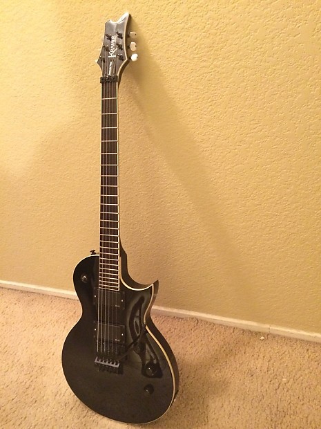 Kramer Assault 220 Plus FR 2013 Black B stock Floyd Rose Metal Guitar EMG  81 85