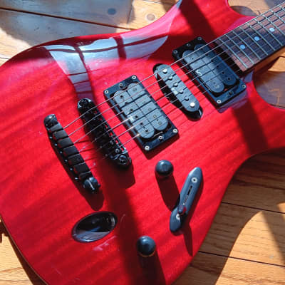 Ibanez 470S 1992 Transparent Red w/HSC Japan Hardtail for sale