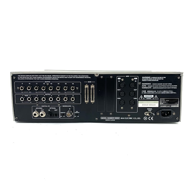 Akai S5000 MIDI Stereo Digital Sampler | Reverb