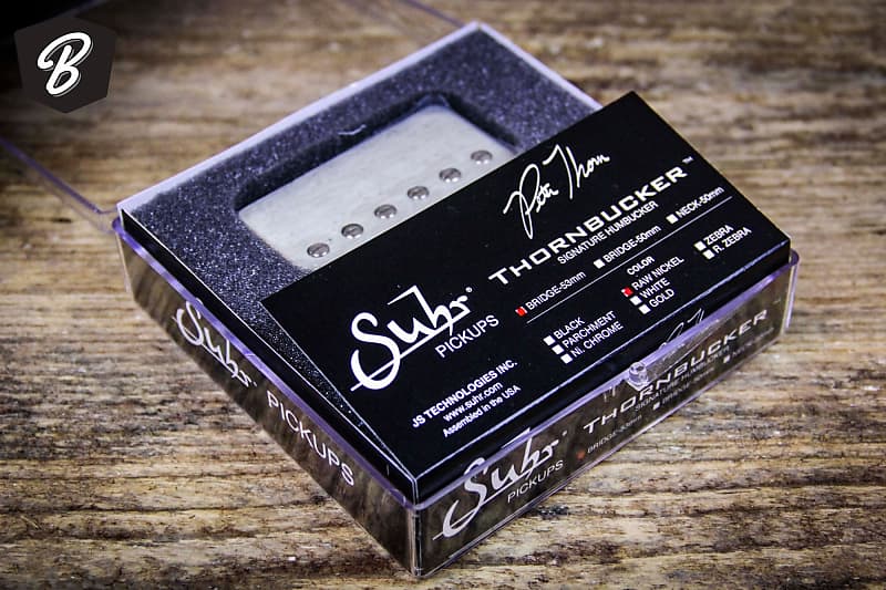 ギター SUHR Thornbucker Bridge 50mm Raw Nickel Amazon.com: Suhr Thornbucker Bridge 50mm Raw Nickel Cover
