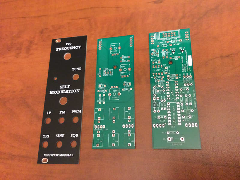 Midiverse Modular VCO Eurorack PCB/Panel Reverb UK