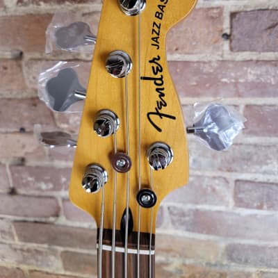 Fender Player Plus Jazz Bass V with Deluxe Bag - Tequila Sunrise image 6