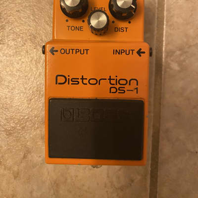 Boss DS-1 Distortion (Black Label, Long Dash) 1978 - 1982 - Orange for sale