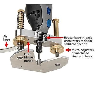 StewMac Precision Router Base Complete Set | Reverb
