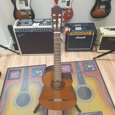 Almansa 403E Cutaway Electro Acoustic Classical Guitar image 1