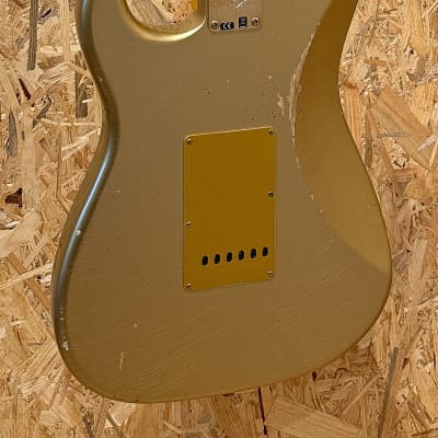Fender Custom Shop Limited Edition '55 Bone Tone Strat Relic - Aged Hle Gold, Gold Hardware image 4