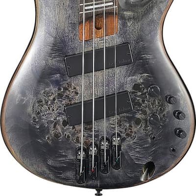 Ibanez SRMS800 SR Bass Workshop Multi Scale 4-String Bass Guitar, Deep Twilight image 2
