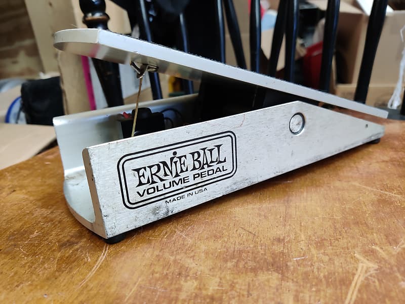 Ernie Ball Volume Pedal 1990s Side Out with Clarostat Linear Reverb
