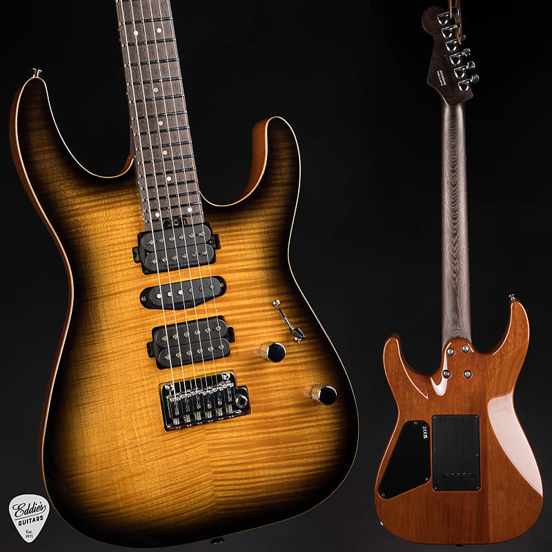 Charvel MJ Dinky DK24 HSH 2PT W MAH FM | Reverb