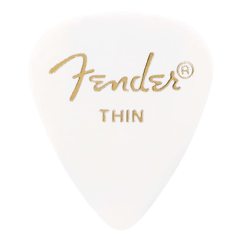 Fender 351 Shape Classic Picks (12-Pack) - White image 1