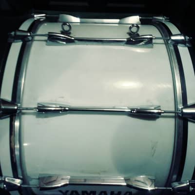 Yamaha Field Corps 20x14 Marching Bass Drum  White Wrap image 4