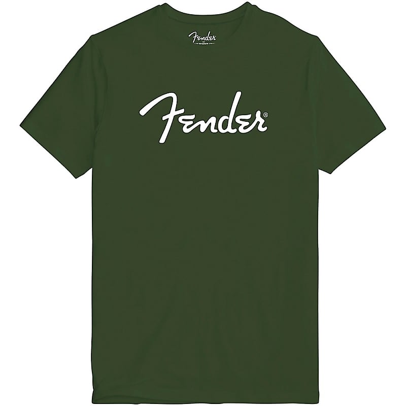 Fender Logo T-Shirt XX Large Green image 1