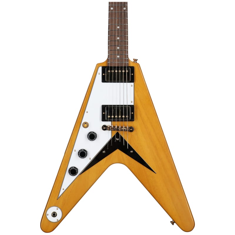 Epiphone 1958 Korina Flying V Limited Edition-Antique Natural