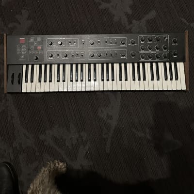 Sequential Prophet 600 61-Key 6-Voice Polyphonic Synthesizer 1982 - 1985 - Black with Wood Sides image 1