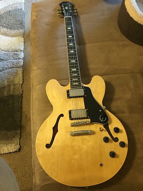 Epiphone es 335 pro natural top