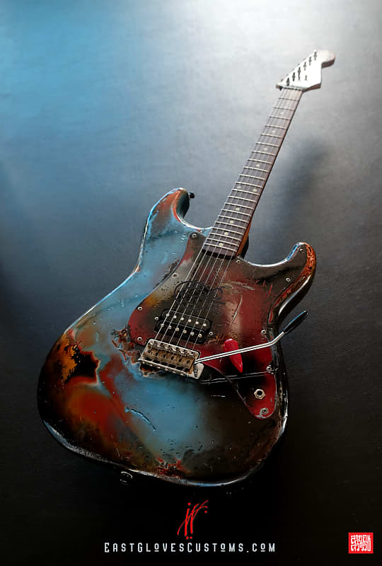 Fender Squier ST-331 Stratocaster Pelham Blue Sunset Made in