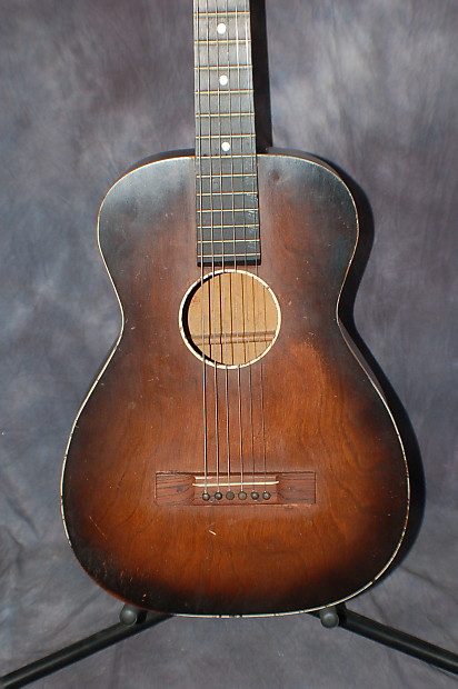 1930's Bronson by Regal Slot Head Square Neck Slide Guitar
